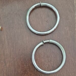 Silver Hoop Earrings